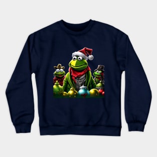 A Muppet Christmas Tale :Kermit's Jolly Yuletide Crewneck Sweatshirt